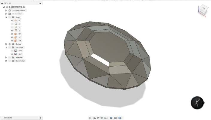 Oval Ruby | 3d print model