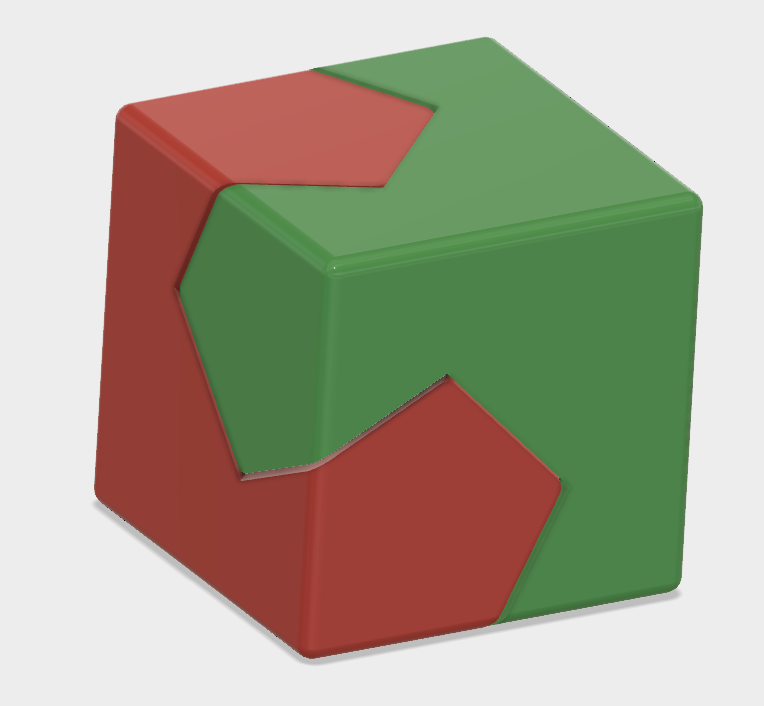 Cube_Sphere Dissection, Kawai Tsugite Style, Cube Joint, Math Puzzle