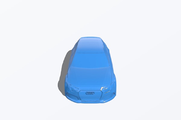 Xmods 17 Audi RS6 Avant 94mm Body Shell | 3d print model