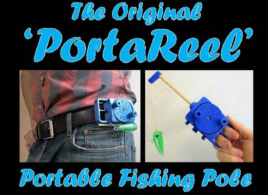 PortaReel Portable Fishing Pole | 3d print model