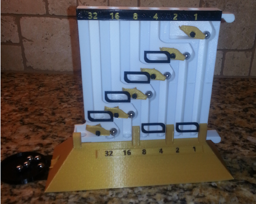 Binary Adding Machine | 3d print model