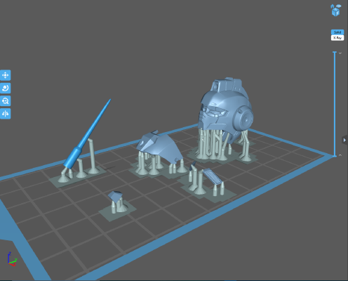 1_100 Pale Rider Head | 3d print model