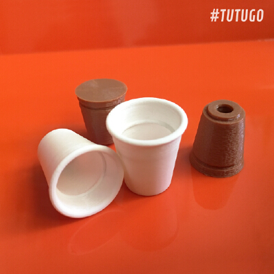 Flexible Snap-On Coffee Cup Valve Caps for Bicycles and Cars | 3d print model