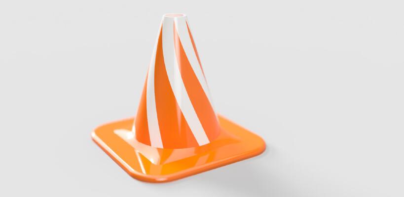 Dual Extrusion Cone with a twist | 3d print model