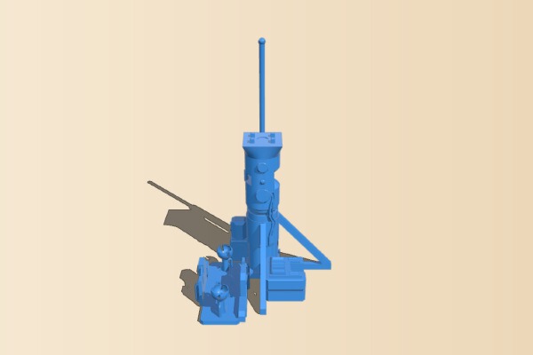 Modular Communication Tower Base | 3d print model