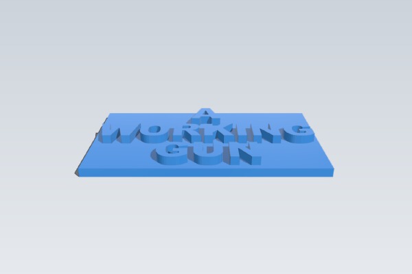 A working gun! | 3d print model