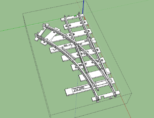 Railway arrow on the left V.1 | 3d print model