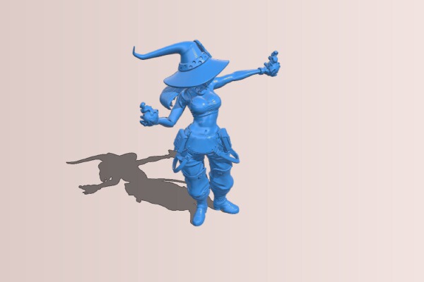 Maki the witch | 3d print model