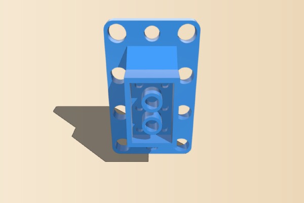 Parrot Cargo Minidrone Lego Mount | 3d print model