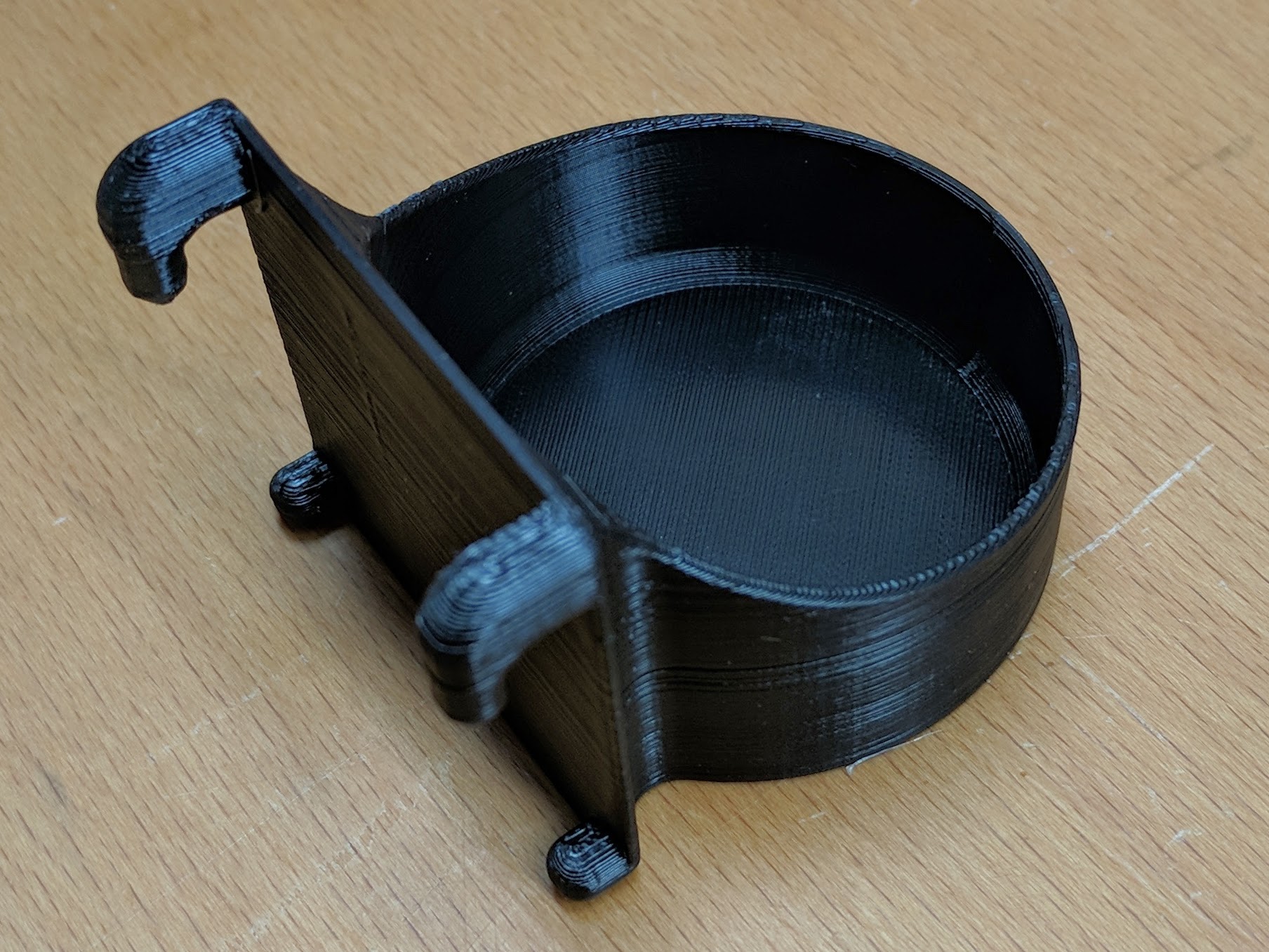 Flashlight holder for IKEA Skadis pegboard