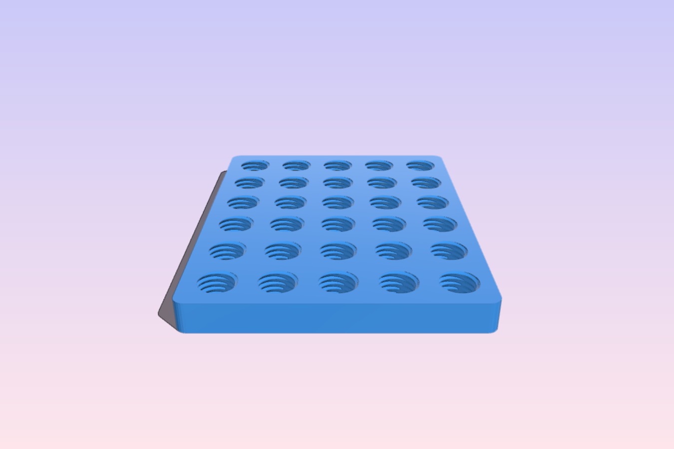 Extruder Nozzle Tip Threaded Storage tray (Yes, another one)