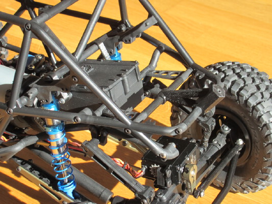 Axial RR10 Bomber spare tyre mount (for rearsteer) | 3d print model
