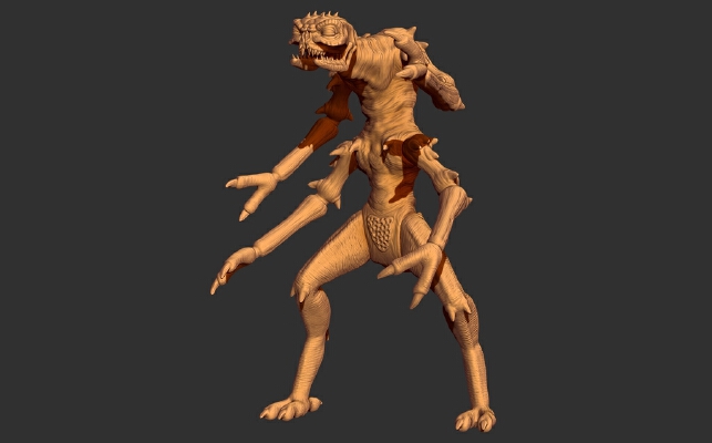 Brundlefly Jr Full Body | 3d print model