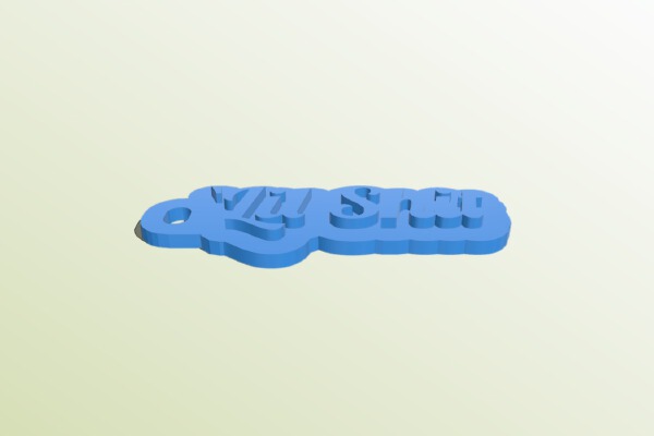 dirty keychin 1 | 3d print model