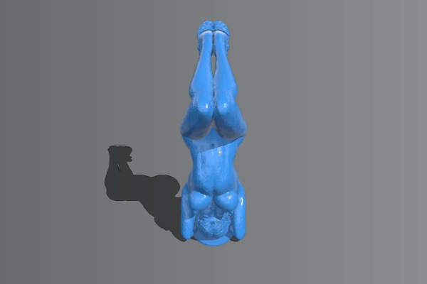 NSFW Desk Pen Holder _ USB LED Lamp | 3d print model