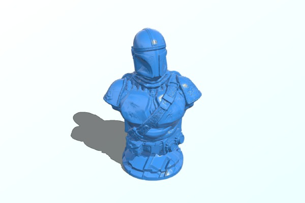 The Mandalorian from Star Wars | 3d print model