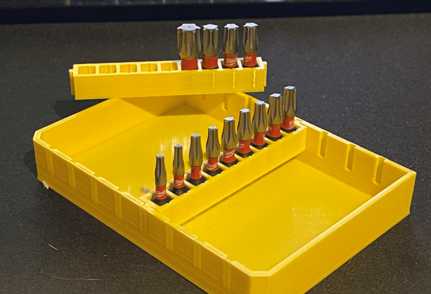 Screwdriver Bit Organizer - Caja Organizadora Puntas de Atornillador