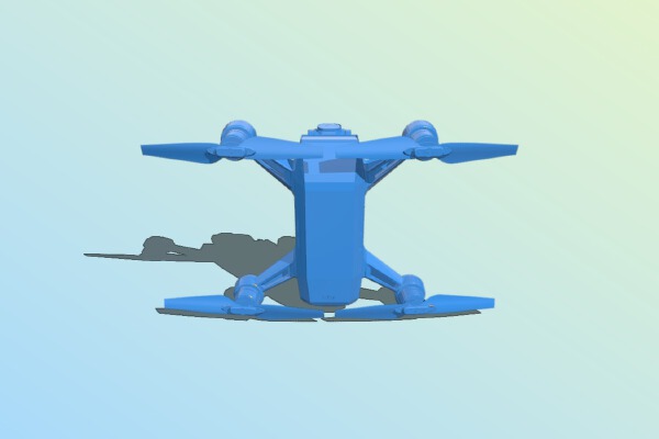 DJI Spark 3D model scale 1:1 | 3d print model