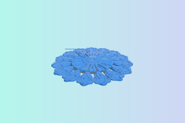 Circular disk pattern | 3d print model