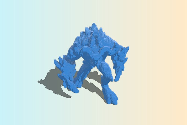 Voxel Demon | 3d print model