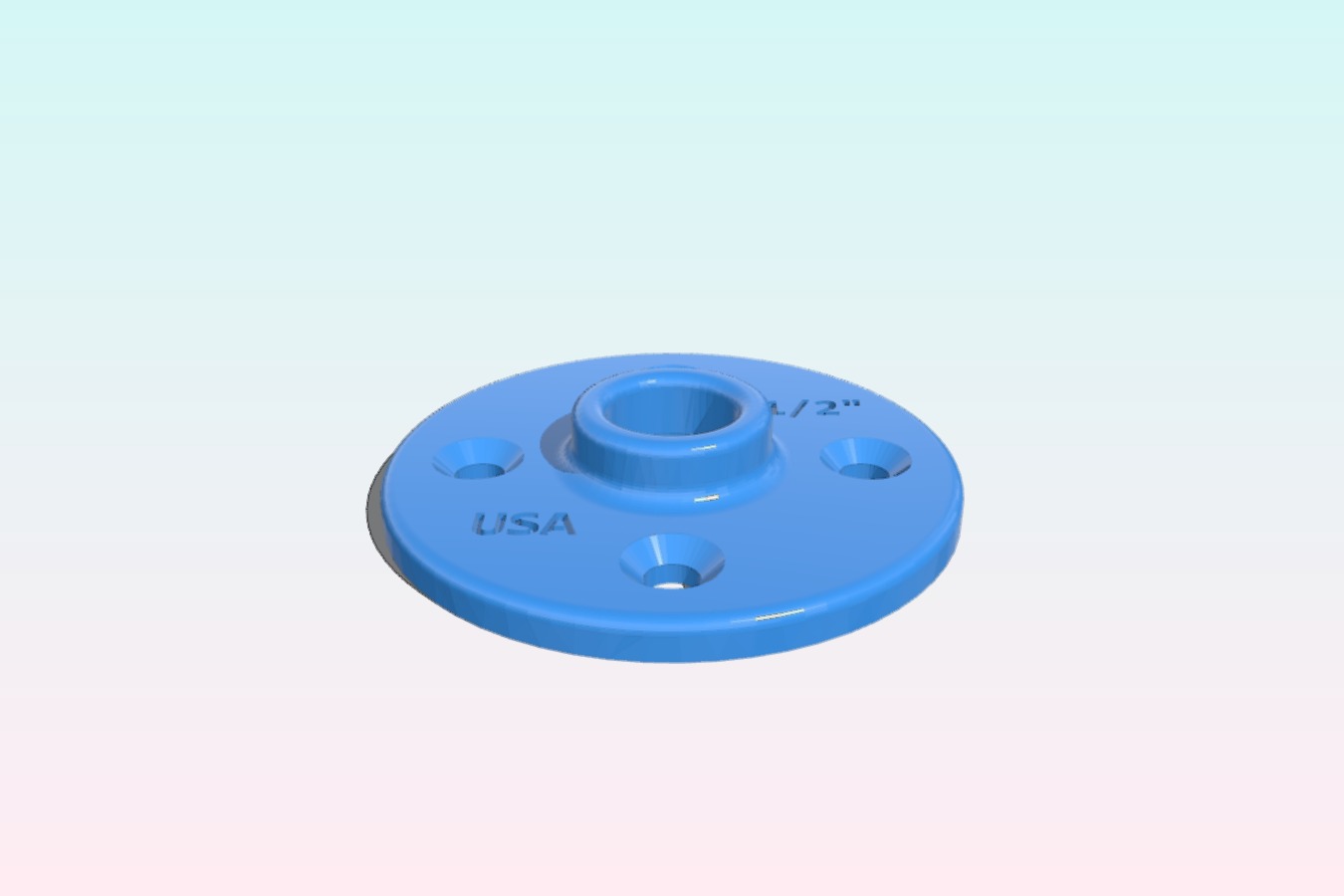 1_2" NPT Floor Flange