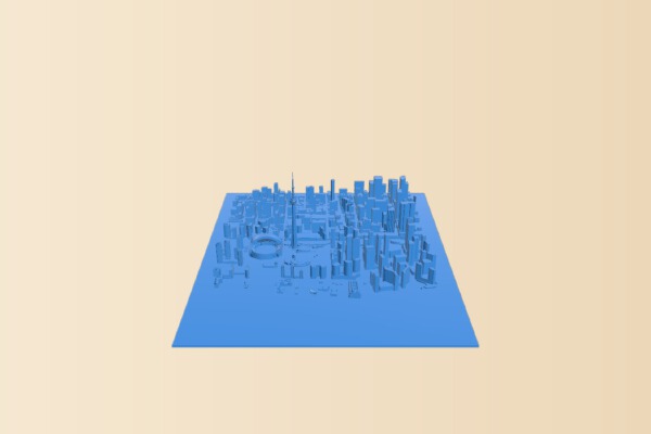 Toronto | 3d print model