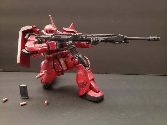 1_100 Gundam Zaku Anti Ship Rifle | 3d print model