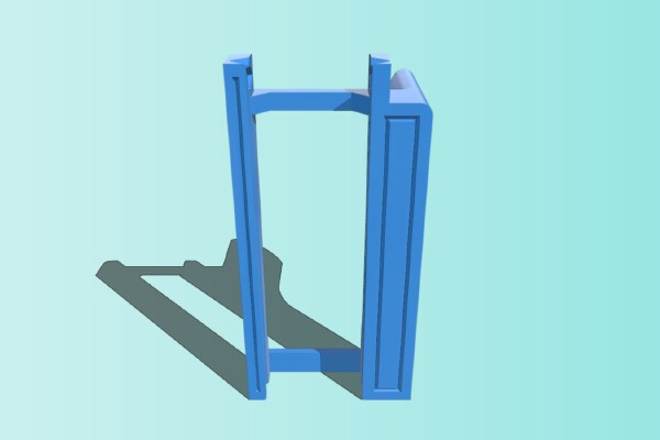 Pressure Plate Mount and Thumb Rest | 3d print model