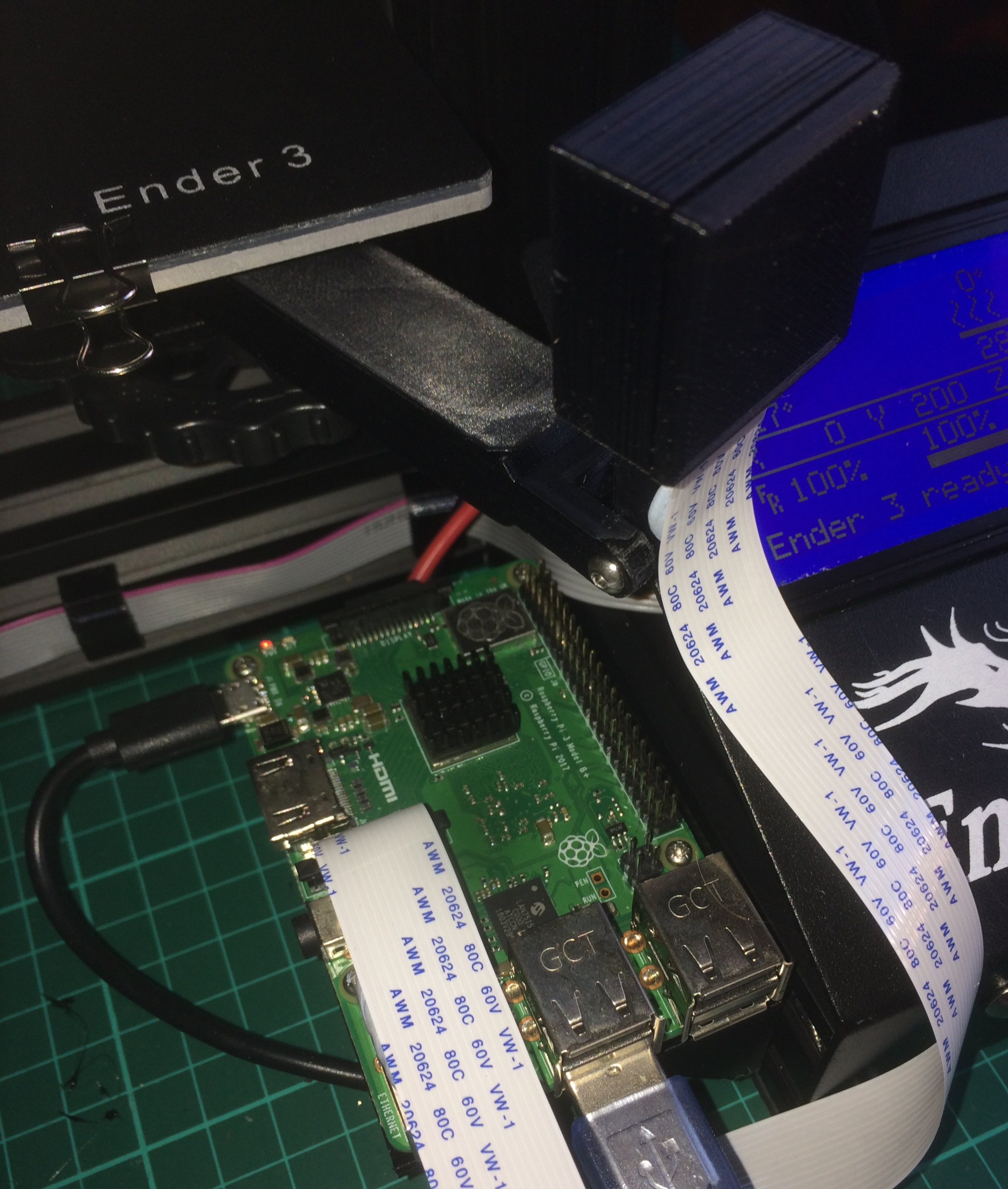 Ender 3 Raspberry Pi camera mount
