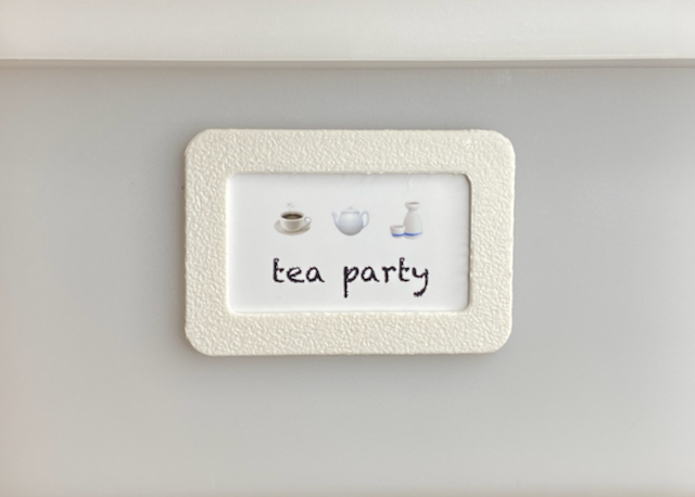 Slide-In Drawer Label Holders for Plastic Drawers or Boxes, with Easy Install Templates