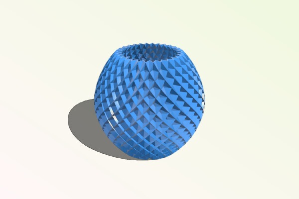 DoubleTwistLamp1 | 3d print model