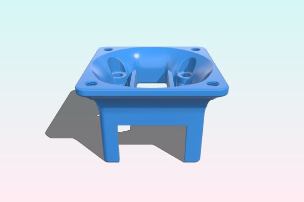 Strengthened CR-6 SE 40mm hotend cooling fan adapter hot-end | 3d print model