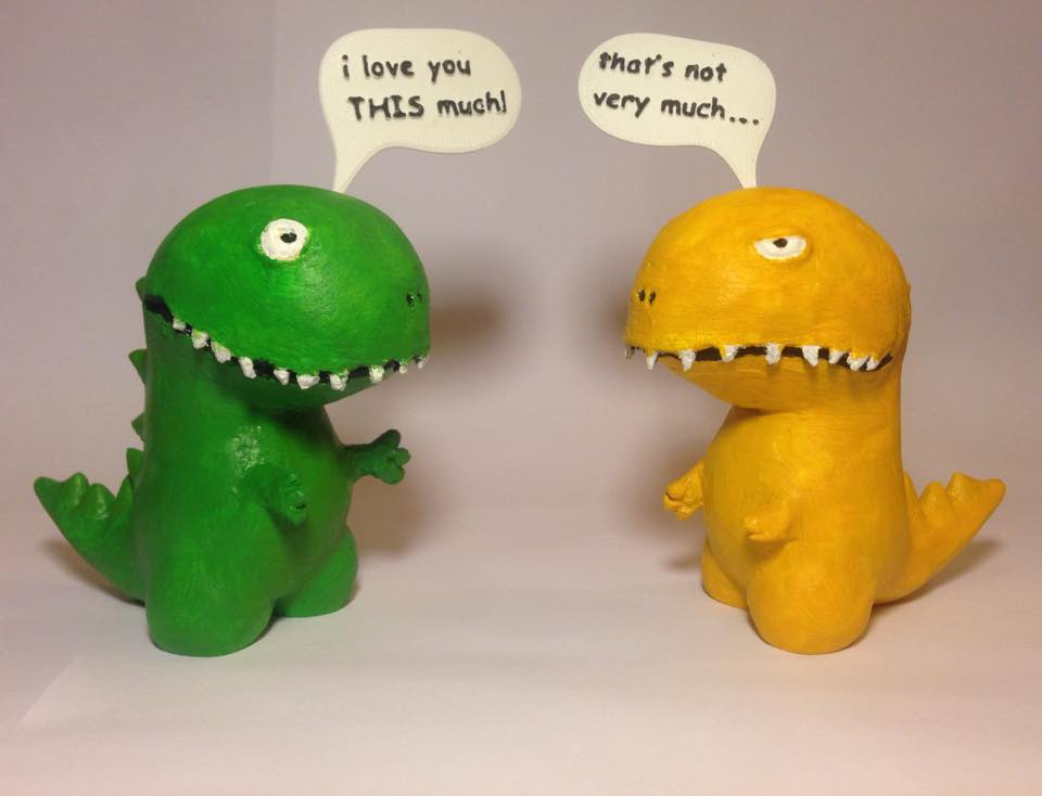 I love you THIS much! Dinosaurs