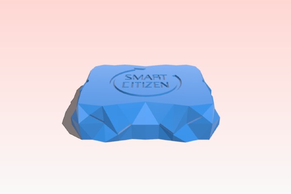 SMART CITIZEN CASE LOW POLY | 3d print model
