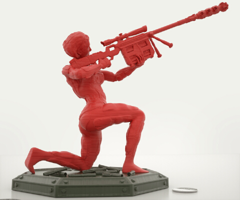 Special Ops Sniper = Code Name: Venom | 3d print model