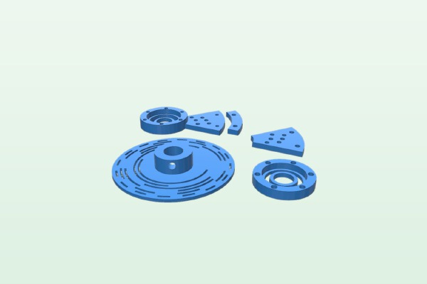 Gray Code Encoder | 3d print model