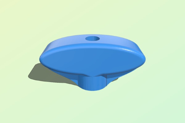 Thumbscrew for Solidoodle leveling | 3d print model