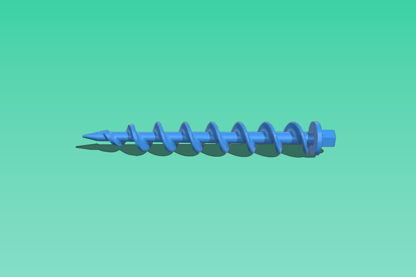 Camping Peg anchor sand screw M10 bolt