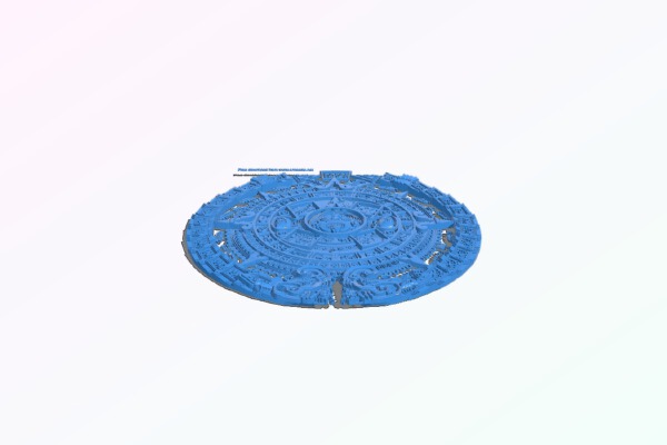 Panels Mayan Calendar | 3d print model