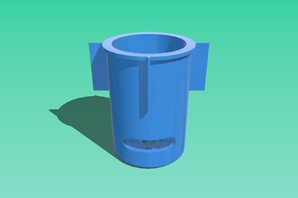 FX 61 long motor mount | 3d print model