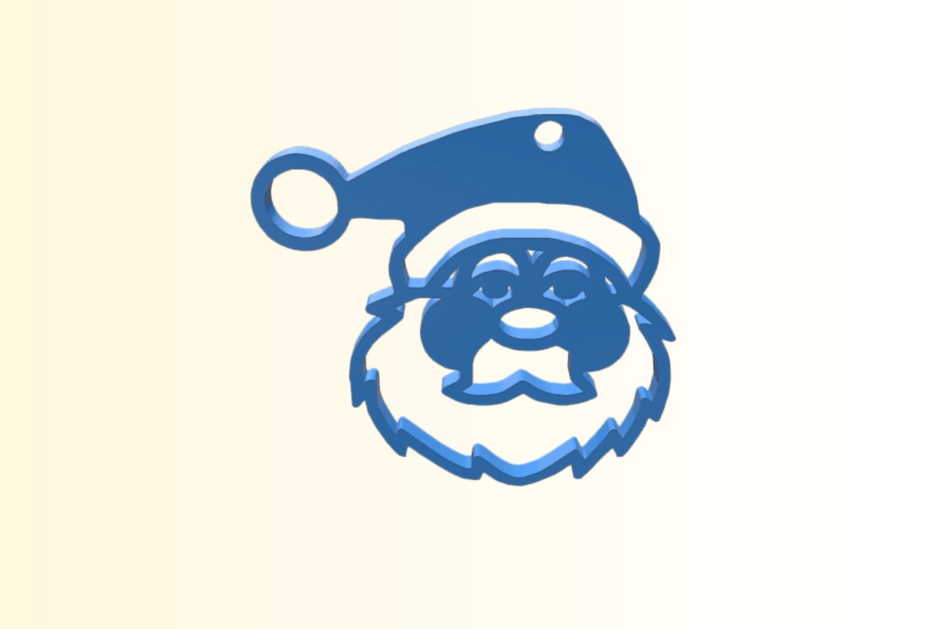 Santa ornament _ keychain