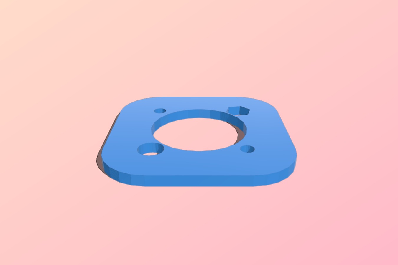 Locking 608 Bearing Bracket with Captive Nuts for Makerbot Cupcake