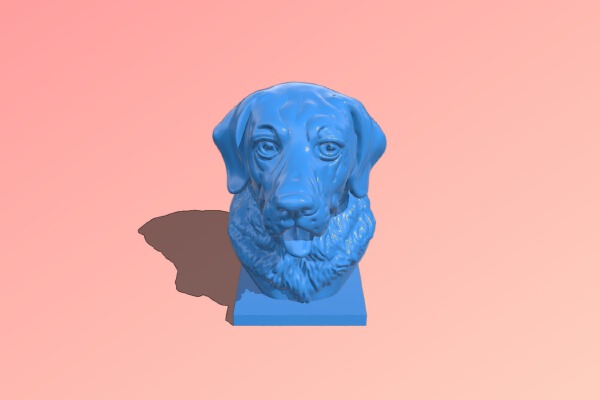 Head Dog | 3d print model