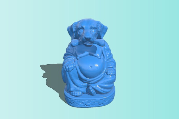 Dog with Bone Buddha (Canine Collection) | 3d print model