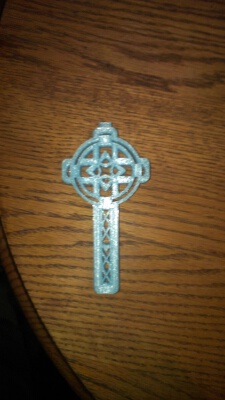 Cross necklace or wall ornament | 3d print model
