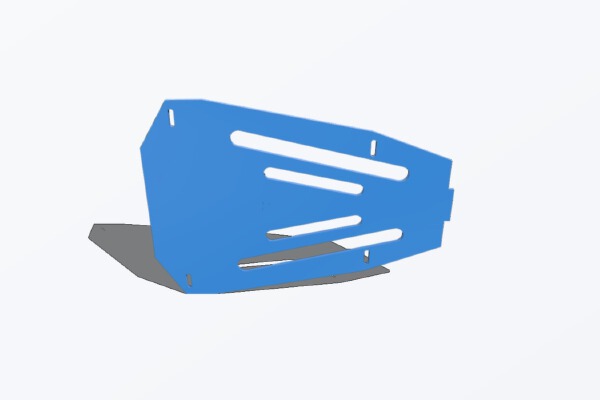 XJ-470 Cover Plate | 3d print model