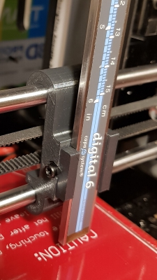 Plug and play Geeetech I3 levelling caliper holder | 3d print model