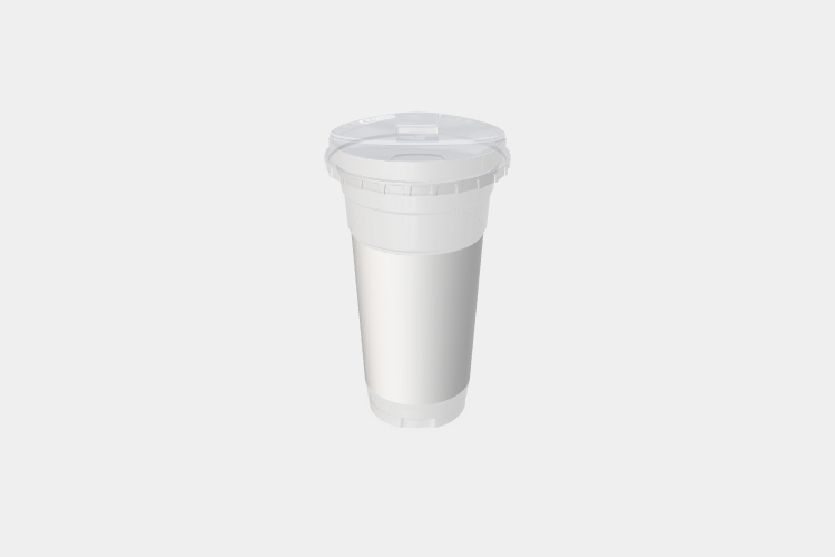 Milk Tea Bottle Mockup