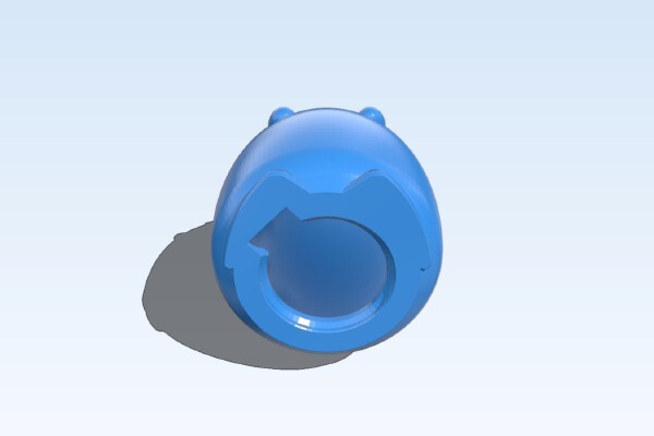 Improved diffusion flexible Pusheen light | 3d print model