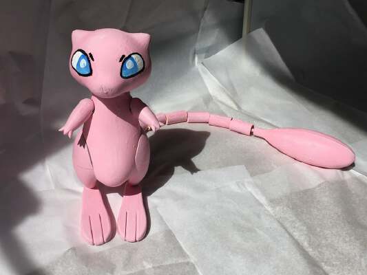 1:1 Articulated Mew | 3d print model